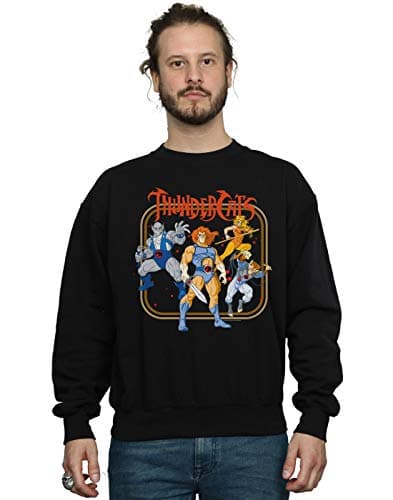 Image of Absolute Cult Thundercats Men's Group Frame Sweatshirt Black Medium
