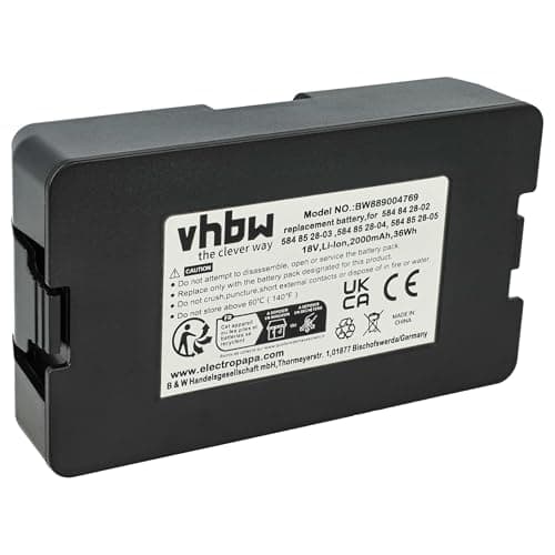 Image of vhbw Battery compatible with Flymo EasiLife 800, 350, 500, 200 Robotic Lawnmower (2Ah, 18 V, Li-Ion)