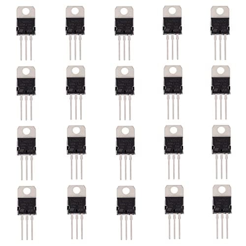 Image of BOJACK IC L7805CV Voltage Regulator Output 5 V 1.5 A Integrated Circuits L7805 Linear Positive Voltage Regulators TO-220(Pack of 20 pcs)