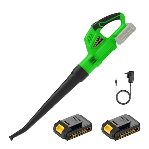 Image of Werktough Handle 20V Cordless Leaf Blower B001 *2 Batteries for Outdoor use at Home