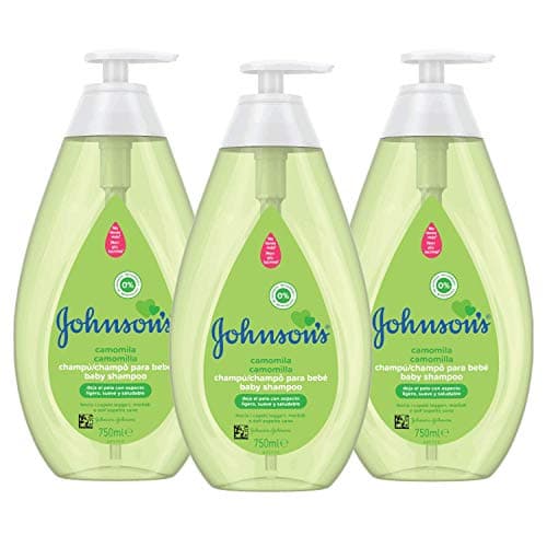 Image of Johnson's Baby Chamomile Shampoo, ideal for the whole family - 3 x 750 ml