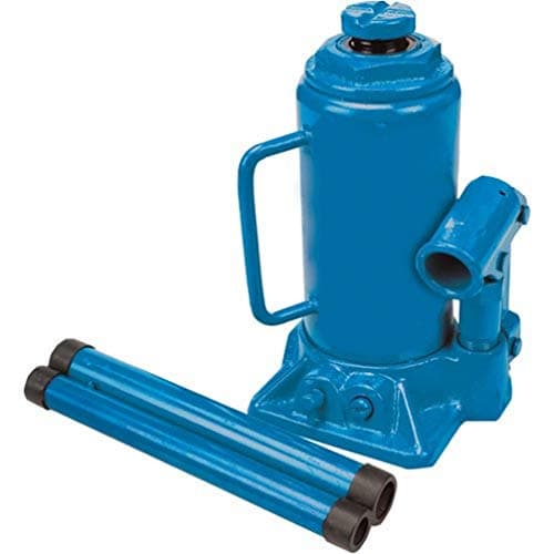 Image of Silverline Hydraulic Bottle Jack 10 Tonne (598558), BLUE
