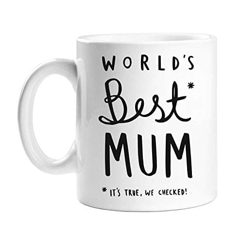 Image of Worlds Best Mum Mug - Mothers Day Gift - Birthday Gift - Funny Novelty Coffee Tea Cup - 10oz Ceramic Mug