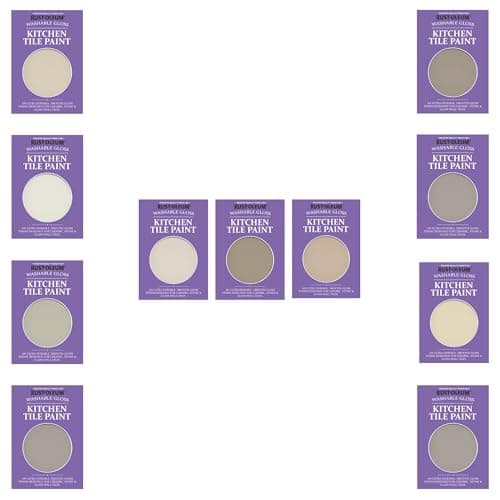 Image of Rust-Oleum Kitchen Wall Tile Paint in Gloss Finish – Restful Neutrals Tester Box