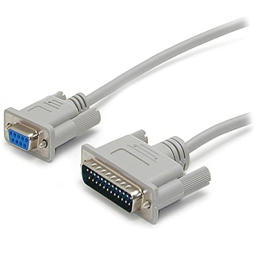 Image of StarTech.com 10 ft Cross Wired DB9 to DB25 Serial Null Modem Cable - F/M - Null modem cable - DB-9 (F) to DB-25 (M) - 10 ft (SCNM925FM)