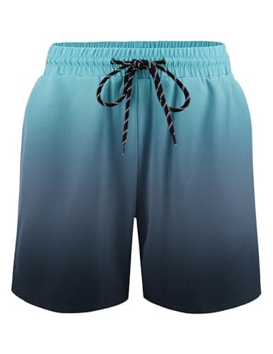 Image of Arshiner Swimming Shorts for Boys with Built-in Lining and Elastic Waistband Quick-Dry Kids' Swim Shorts Secure and Comfortable for Pool, Beach, Swim Lessons Ages 13-14 Black