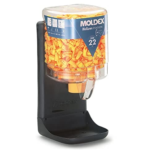 Image of Moldex 762501 Mellows Earplugs Station, Pack of 250,Orange,14.5 x 14.5 x 23 centimetres