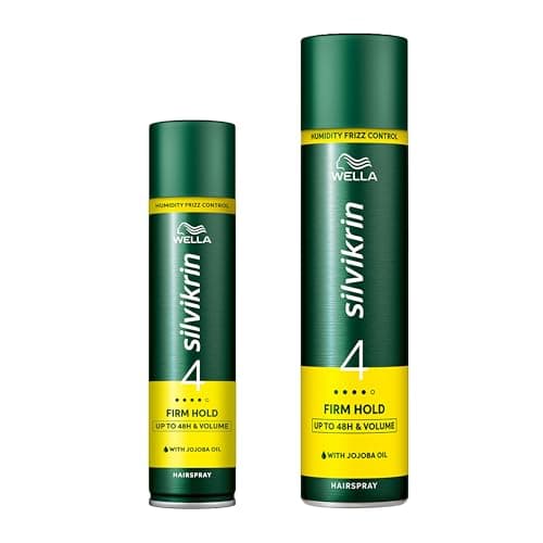 Image of Wella Silvikrin Duo Hairspray Firm Hold 75ml & 400ml