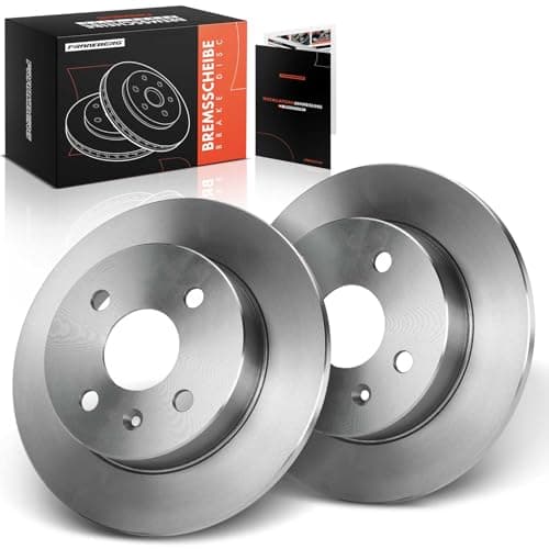 Image of Frankberg Brake Disc Set incl. 2x Discs Rear Solid Ø240mm Compatible with Astra G CC T98 Astra G Caravan T98 Astra H A04 Replace# 9196587,9117771