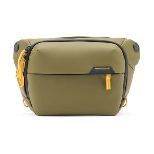 Image of Peak Design Everyday Sling 3L, Kelp, Padded Adjustable Shoulder Strap for Crossbody or Waist Carry, FlexFold Divider, Ideal for Carrying Cameras or Everyday Essentials, Sling Bag for Men and Women