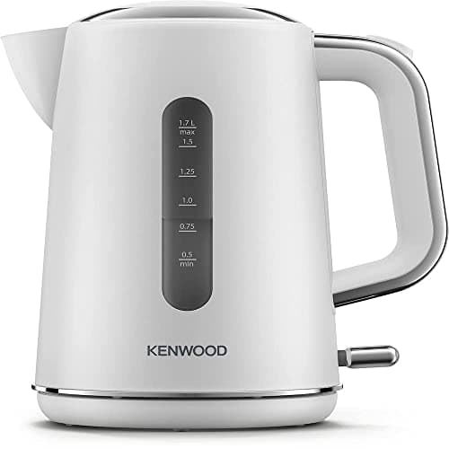 Image of Kenwood Abbey Lux Water Kettle, 360° Swivel Base, Fast Boiling, Removable Filter, Water Capacity 1.7L, ZJP05.C0WH, 3000W, White