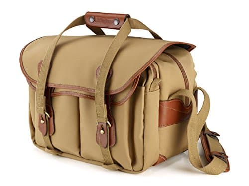 Image of Billingham 335 Camera Bag (Khaki Canvas / Tan Leather)