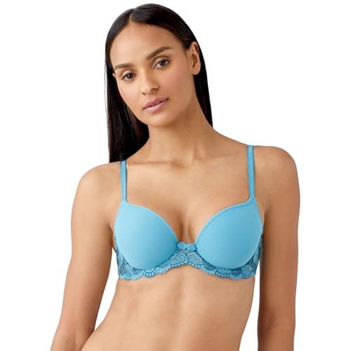 Image of Wacoal Women's La Femme Contour Bra, Adriatic Blue, 32D