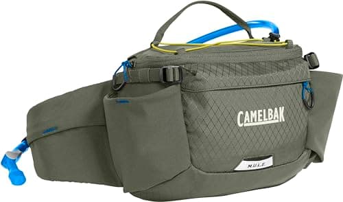 Image of CamelBak M.U.L.E. 5 Hydration Belt for Mountain Bike, Olive Green, 1.4 Litre
