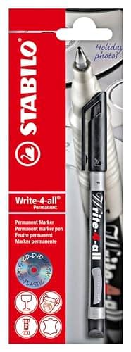 Image of STABILO Write-4-all - Permanent Marker Pen - Fine - Pack of 1 - Black