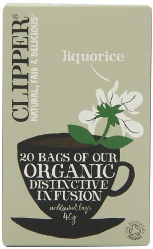 Image of Clipper Organic Liquorice 20 Bag (PACK OF 3)