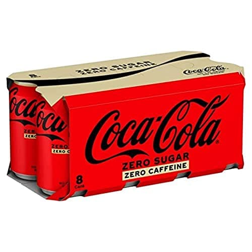 Image of Coca-Cola Zero Sugar Caffeine Free Soft Drink Cans, 8 x 330 mL