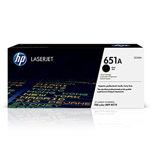 Image of HP CE340A 651A Original LaserJet Toner Cartridge, Black, Single Pack