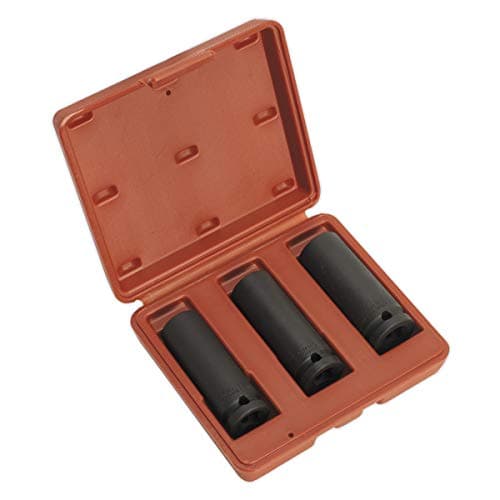 Image of Sealey Sx043 Impact Socket Set 3Pc Deep 1/2Sq Drive