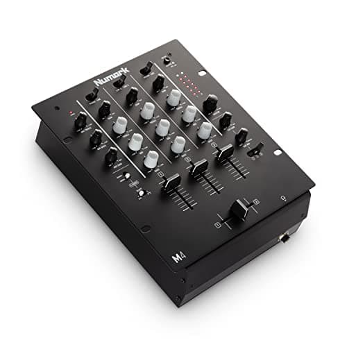 Image of Numark M4 - 3-Channel Scratch DJ Mixer, Rack Mountable with 3-Band EQ, Microphone Input and Replaceable Crossfader with Reverse and Slope Controls