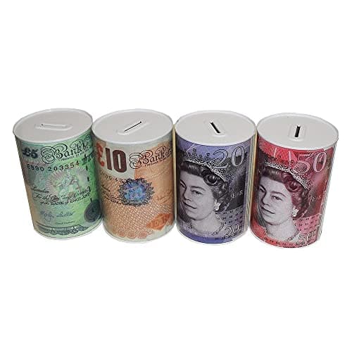 Image of KAV Money Boxes, Multicolour, 1 Random Tin