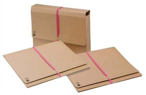 Image of 5 Star Legal Wallet with 914mm Tie Tape Gusset 76mm Foolscap 337x257mm [Pack 25]