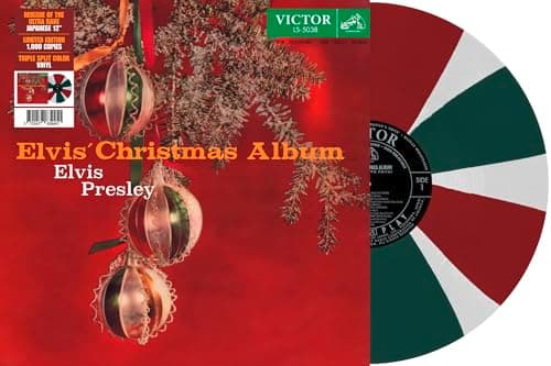 Image of ELVIS' CHRISTMAS ALBUM (JAPAN) (RED/WHITE/GREEN VINYL) [VINYL]