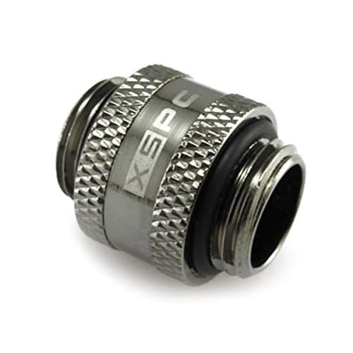 Image of XSPC G1/4 11mm Male to Male Rotary Fitting - Black Chrome