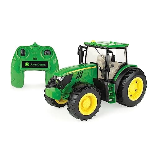 Image of Britains Big Farm John Deere 120879 Big Farm-47486 Radio 6190r Toy Remote Control Tractor, Multicolor, Medium