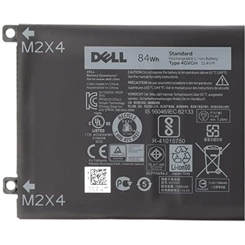 Image of Dell PART4YOU Extended Battery 84Wh 6 Cell XPS 15 9550 Precision 15 5510 Type: 4GVGH 1P6KD T453X