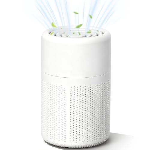 Image of Air Purifier for home,Portable Air Purifiers with H13 HEPA Filter,Up to 215 Sq Ft, with 15dB Quiet Sleep Mode for Bedroom Office, USB Desktop Cleaner for Allergies Dust Odors Pet Pollen