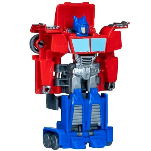 Image of Transformers EarthSpark 1-Step Smash Changers Optimus Prime Action Figure