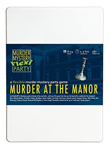 Image of Murder Mystery Flexi Party Murder at the Manor 6-14 Player Dinner Party Game