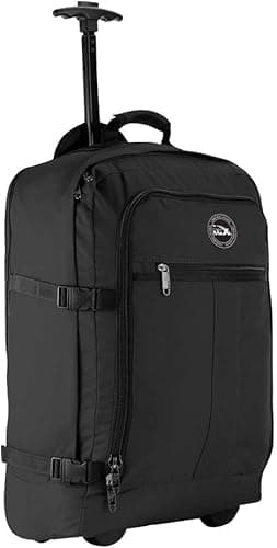 Image of Cabin Max Hybrid Trolley/Backpack with Wheels, 55x40x20cm Cabin Luggage, Ryanair Cabin Bags 55 x 40 x 20,Travel Bag Men, Cabin Backpack, Backpack for Travelling Carry On