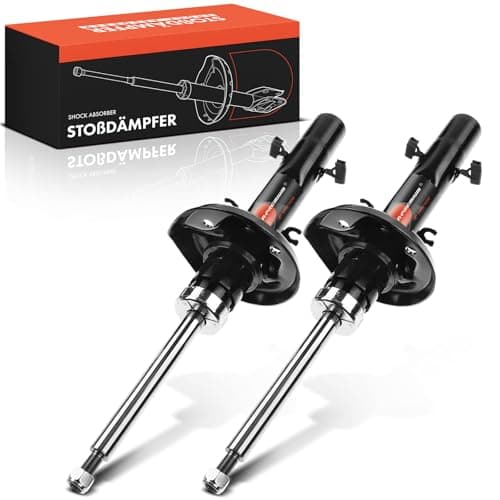 Image of Frankberg 2x Shock Absorber Strut Front Left Right 522mm Gas pressure Compatible with Golf IV 1J1 A3 8L1 Golf IV Variant 1J5 Replace# 315087, 1J0413031AB