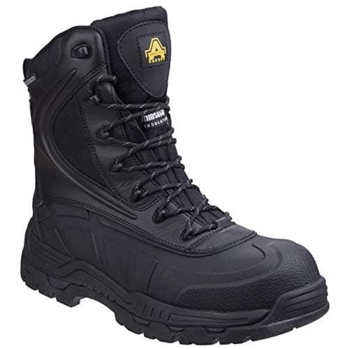 Image of Amblers Safety Unisex AS440 Hybrid Metal Free Hi-leg Waterproof Safety Boot/Waterproof Safety Footwear,Black, Size UK 14
