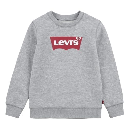 Image of Levi's Kids -Batwing Crewneck Sweatshirt Boys, Grey, 6 Years