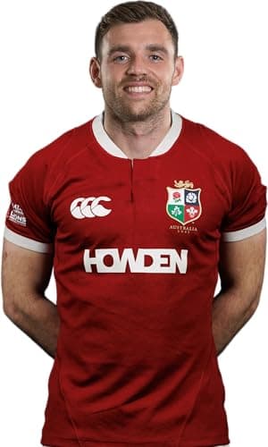 Image of British & Irish Lions Canterbury Men's Official Canterbury Players Rugby Jersey | Player Fit | Moisture Wicking, Red Dahlia, S