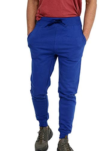 Image of GW CLASSYOUTFIT Kids Boys Girls School Fleece PE Joggers Trouser Jogging Tracksuit Bottoms 3-14 Years (9-10 Years, Royal Blue)