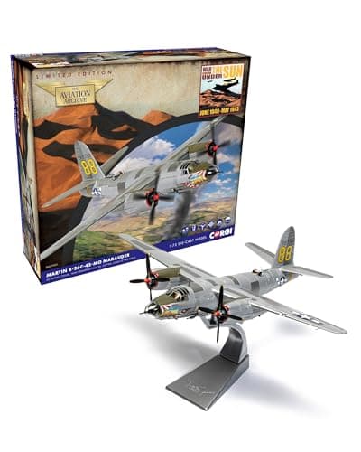 Image of Corgi AA29502 Martin B-26C-45-MO Marauder - Diecast Planes & Aircraft Models for Ages 14+, Die Cast Aeroplane - Detailed Scale Model for Adult Aviation Collectors