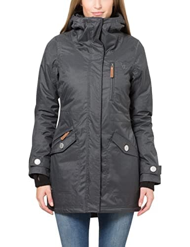 Image of Berydale Women's Coat: Wind and Waterproof Parka jacket, Grey, 12 (Manufacturer size: M)