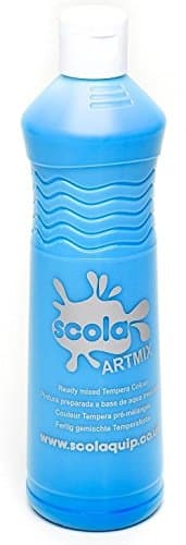 Image of Scola Artmix 600ml Bottles Ready Mix Craft Poster Paint Sky Blue