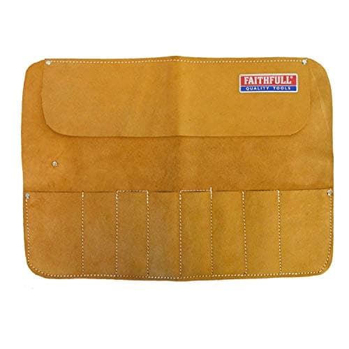 Image of Faithfull 2XLeather Chisel Roll - 8 Pocket Classic Workman