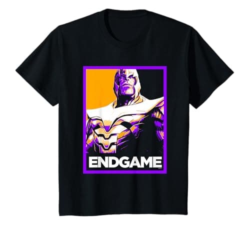 Image of Kids Avengers Endgame Thanos Poster T-Shirt