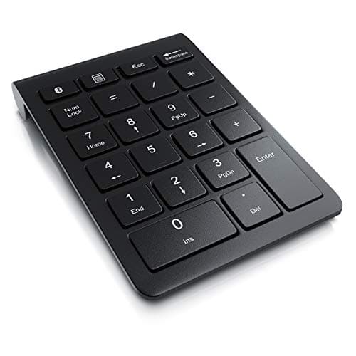 Image of aplic - Bluetooth Numpad 22 Keys - Multimedia Keys - One Handed - Number Pad - 10 Multifunction Keys - Inclined Keyboard - Power Saving Mode – Wireless - Compact