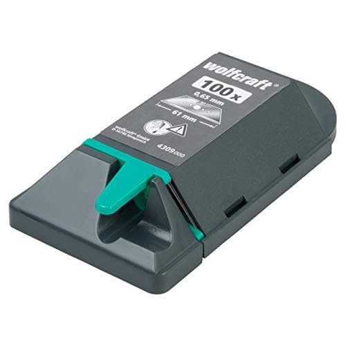 Image of wolfcraft 100 Professional Trapezium Blades 0.65 x 61 mm I 4309000 I Accessories for trapezium blade knives