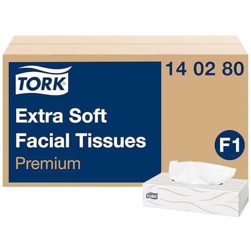 Image of Tork Soft Facial Tissues White F1, Premium, 2-ply, 30 x 100 sheets, 140280