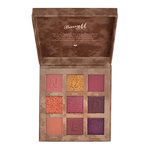 Image of Barry M Cosmetics Nude And Neutral Eyeshadow Palette, Rich - 9 Natural Shades In Matte & Shimmer Highly Pigmented Rich Colours.