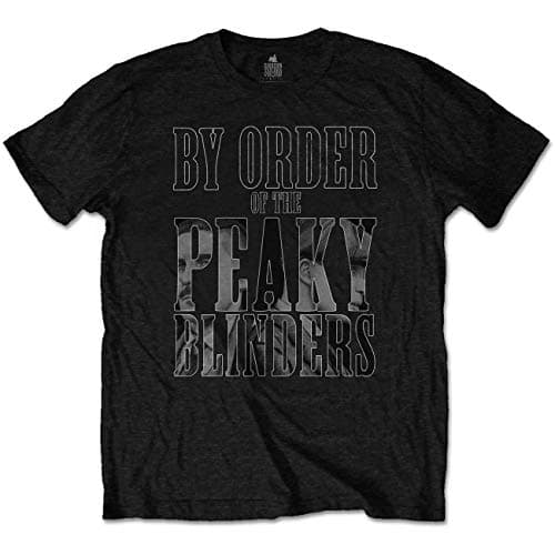 Image of Peaky Blinders 'by Order Infill' (Black) T-Shirt (2 Extra Large)