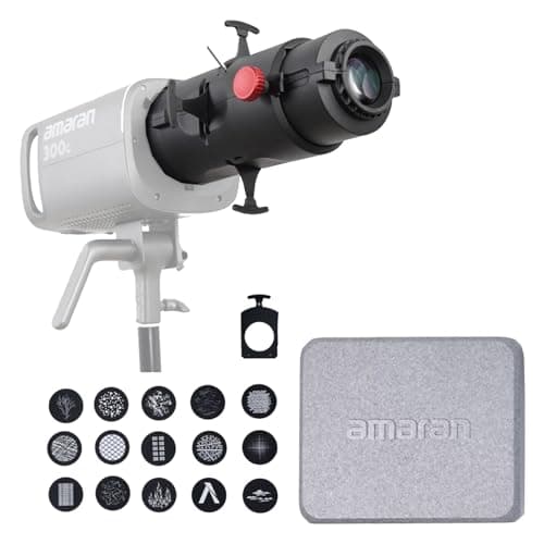 Image of Aputure Amaran Spotlight SE 36° Lens Kit, Projection Lens Modifier for Amaran 300C Amaran 150C Amaran 200X S 60X S Aputure 300X and Other Power not Exceeding 300W Bowens Mount Lights